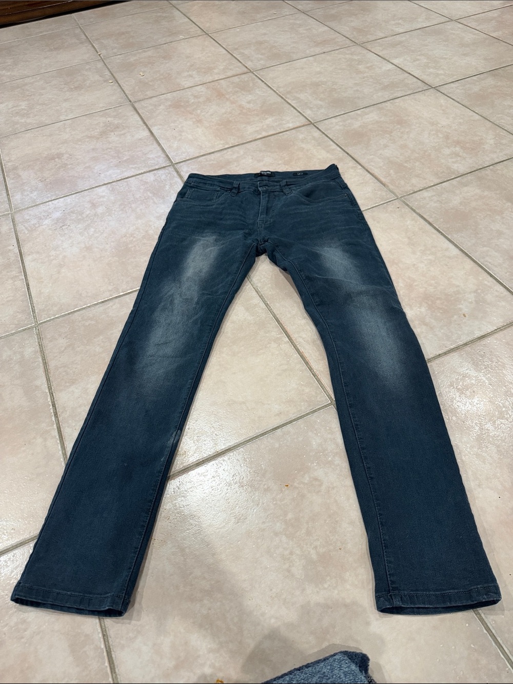 Kenneth Cole  slim fit 30x32 Men's Dark Blue Straight-Leg Jeans @@@